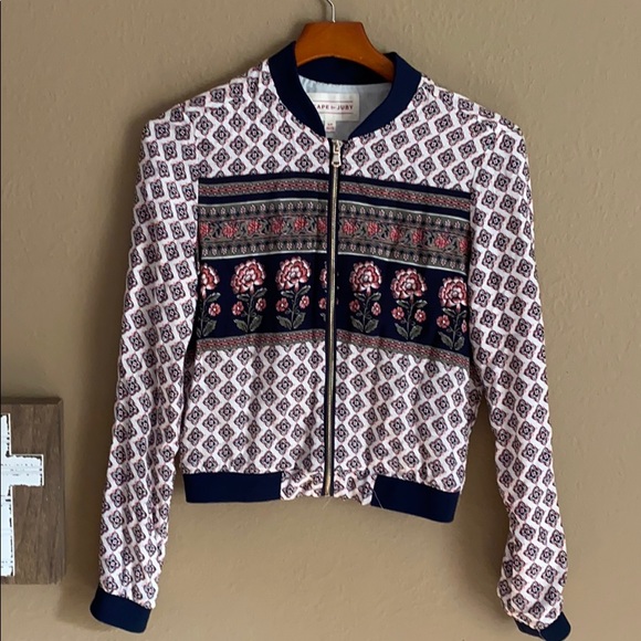 Jackets & Blazers - Floral Bomber